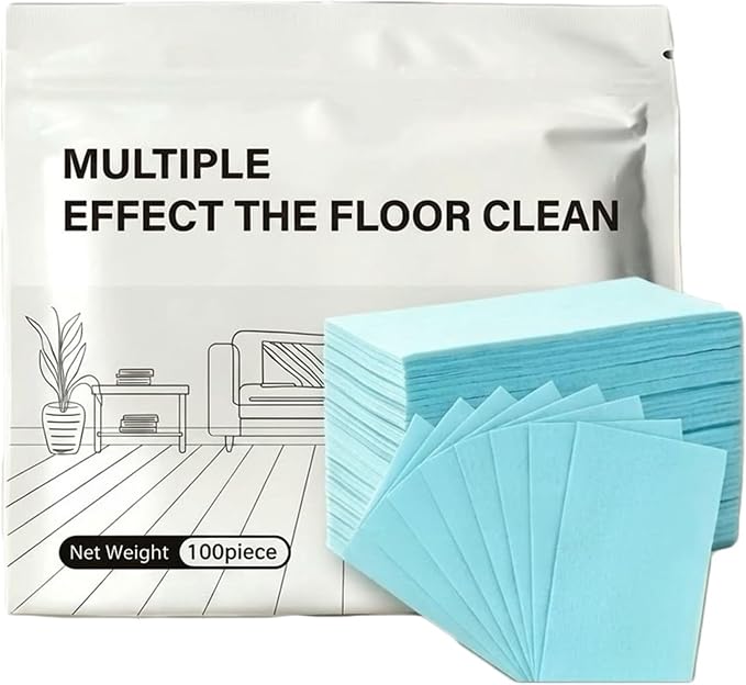 🎁 Last Day Sale 49% OFF 100 Piece Floor Cleaning Tablets Multi-Surface Cleaner, Water Soluble Floor Cleaner for Mopping,Measured Deep Cleaning Solution for Hardwood Laminate Tile Vinyl Glass(Purple)