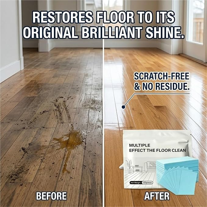 🎁 Last Day Sale 49% OFF 100 Piece Floor Cleaning Tablets Multi-Surface Cleaner, Water Soluble Floor Cleaner for Mopping,Measured Deep Cleaning Solution for Hardwood Laminate Tile Vinyl Glass(Purple)