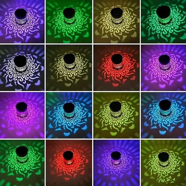 💥LAST DAY SALE 49% OFF💥65K+ SOLD!✨Solar Mandala Wall Light | Outdoor Garden Fence Projector Lamp 🪐🌌