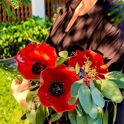 🔥🔥🔥2026 Mother's Day Gifts 50% Off--🎁Handmade Metal Flower Garden Stake🐦
